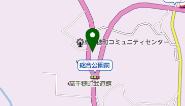 たかちほ食堂の地図画像