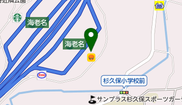 ぽるとがる 海老名SA(下り)店の地図画像
