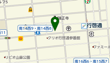 オルガンパームカフェの地図画像
