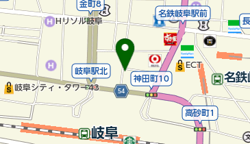 三日月バルの地図画像