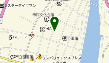 油画茶屋の地図画像