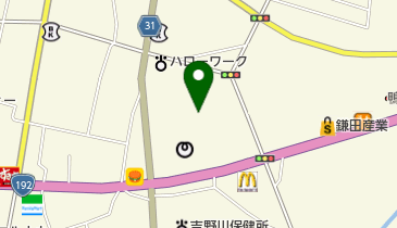 セルフうどん やま 鴨島の地図画像