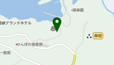 恵那峡温泉 恵那峡国際ホテル レストラン四季彩の地図画像