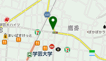 VOVOVOLLON 学芸大学駅前店の地図画像