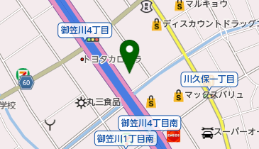 肉ちゃんうどん 大野城店の地図画像
