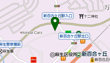 キッチン バジリコの地図画像