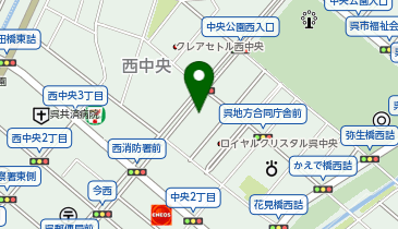 珈琲館 飛鳥 中央店の地図画像
