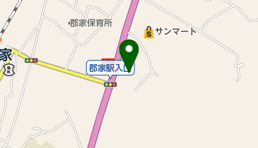 さとううどん 郡家店の地図画像