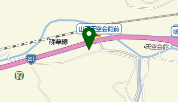 山王うどん 篠栗店の地図画像