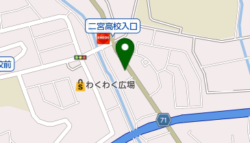 おうみ屋の地図画像