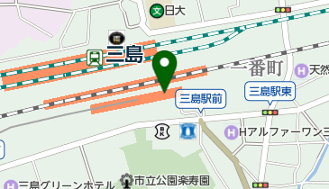 爽亭 三島店の地図画像