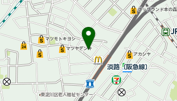 ライオンカレーの地図画像