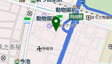 動物園前 もつ鍋屋の地図画像