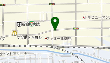 うどん 色彩の地図画像