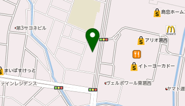 珈琲 まつの地図画像