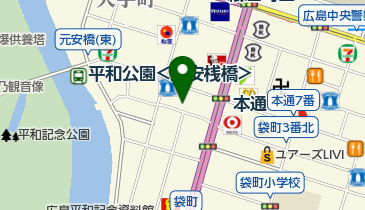 お好み焼 鉄板焼き もみじ亭の地図画像