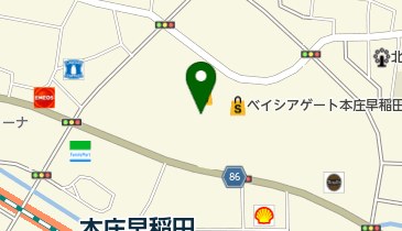 Bピザ ベイシア本庄早稲田店の地図画像