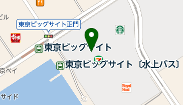 ジューシーパパイートイット!東京ビッグサイト店の地図画像