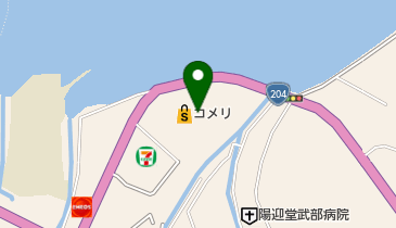 海の里食堂の地図画像