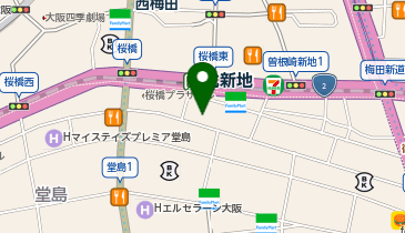 お好み・鉄板焼き おもろみの地図画像