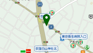 やきとり雅の地図画像