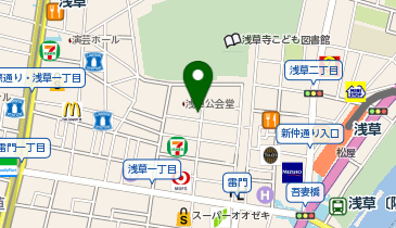 ショットバー ブランシュの地図画像