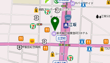 新大阪江坂東急REIホテル 宴会場の地図画像