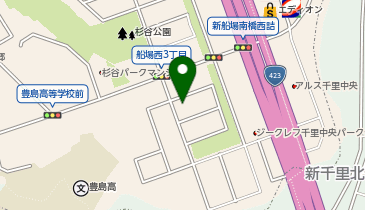 Neu.cafe 千里店の地図画像