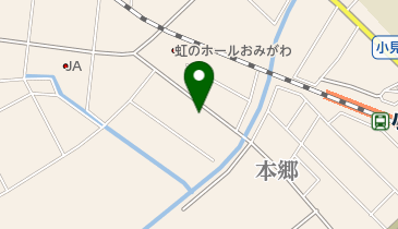 自然食工房風の郷の地図画像