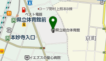 レストラン陽光の地図画像