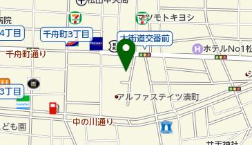 中野本舗 大街道本店の地図画像