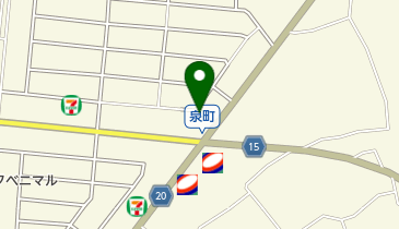 フルーツピークス いわき泉店の地図画像