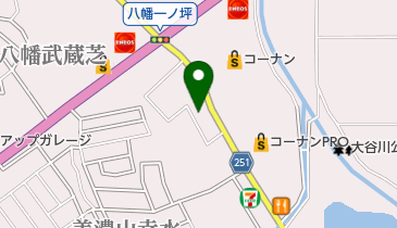 とく蔵 八幡の地図画像