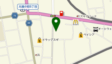 食彩工房 味菜の地図画像