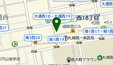 美唄焼鳥 三船 大通店の地図画像