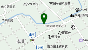 遠久邑 八幡堀店の地図画像