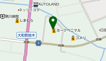 べニーズ 大和吉岡ヨークベニマル店の地図画像