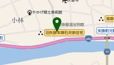 やかげ町家交流館 やかげ茶屋の地図画像