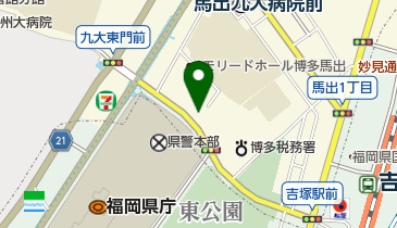 レックコーヒー 県庁東店の地図画像