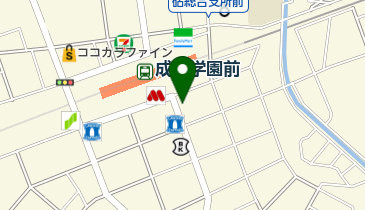 雨風食堂の地図画像