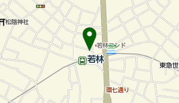 Pizza Stand Poco 若林店の地図画像