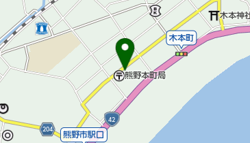 熊野古道おもてなし館の地図画像