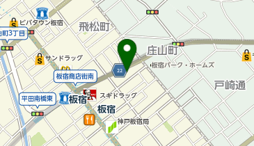 お好み倶楽部とん板宿店の地図画像