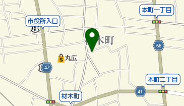 珈琲工房 まつざわの地図画像