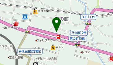 ハンサマハル 宝塚店の地図画像