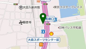 酒々彩菜の地図画像