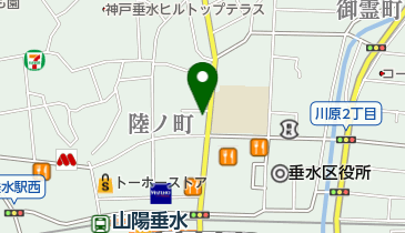 洋食さかぐちの地図画像