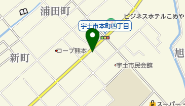 ダイニングカフェマジョラムの地図画像