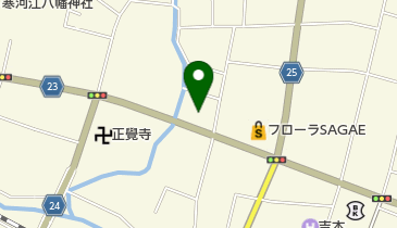 焼肉名匠 山牛の地図画像