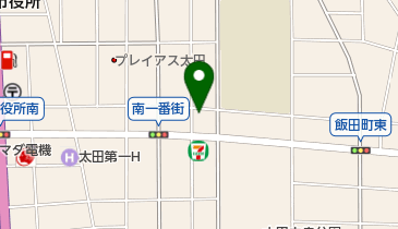 韓国家庭料理 コマの地図画像